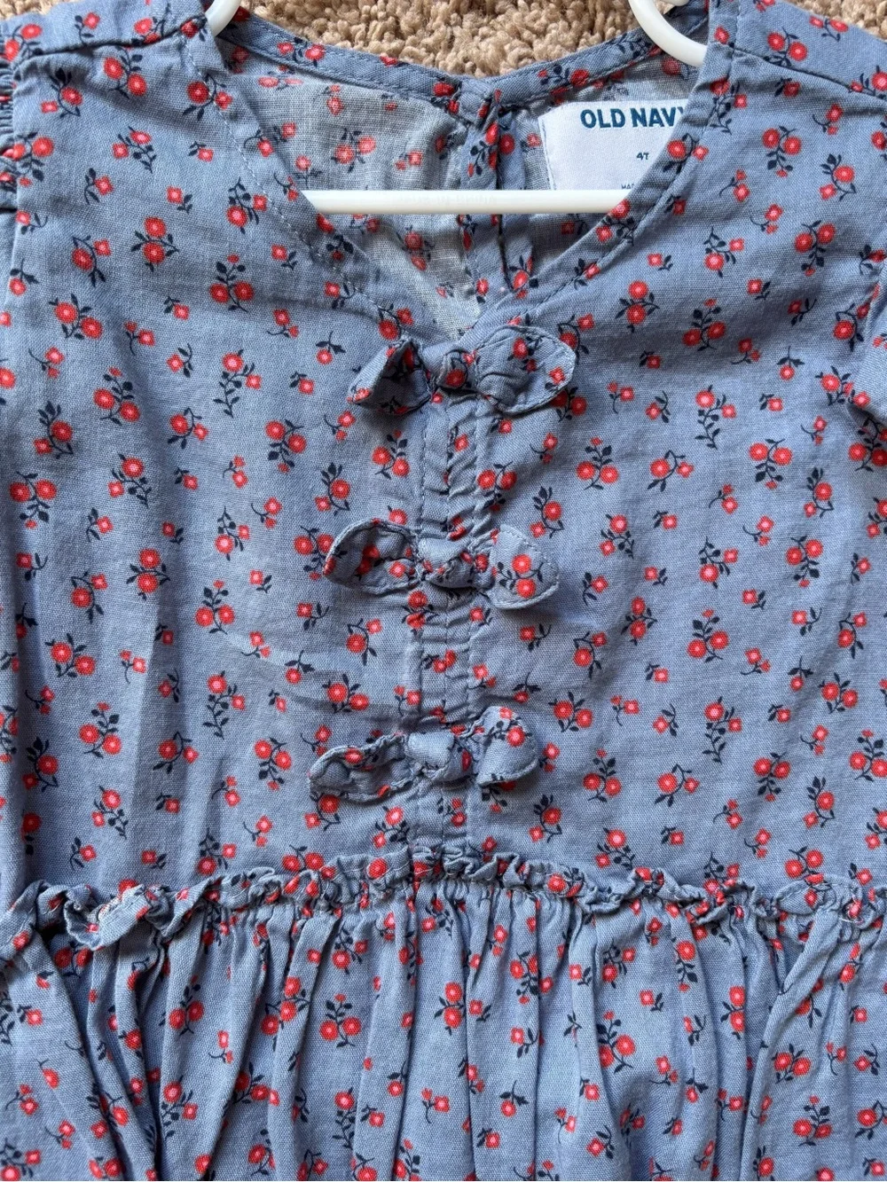 Old Navy bright red
